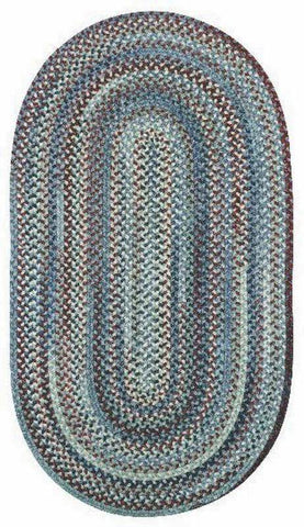 Limestone Braided Oval Rug - 32x42