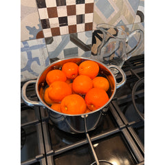Seville Oranges in Pan of Water