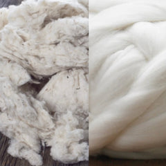 Wool Noil and Wool Top