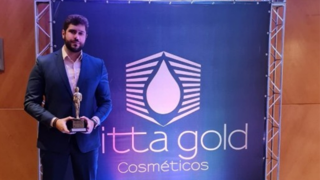 Oscar Beauty Awards 2020 Vitta Gold Cosmetics Lucas Mendes CEO Smoothing Professional International