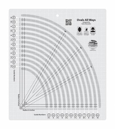 Creative Grids Charming Itty Bitty Eights 5in x 15in Quilt Ruler