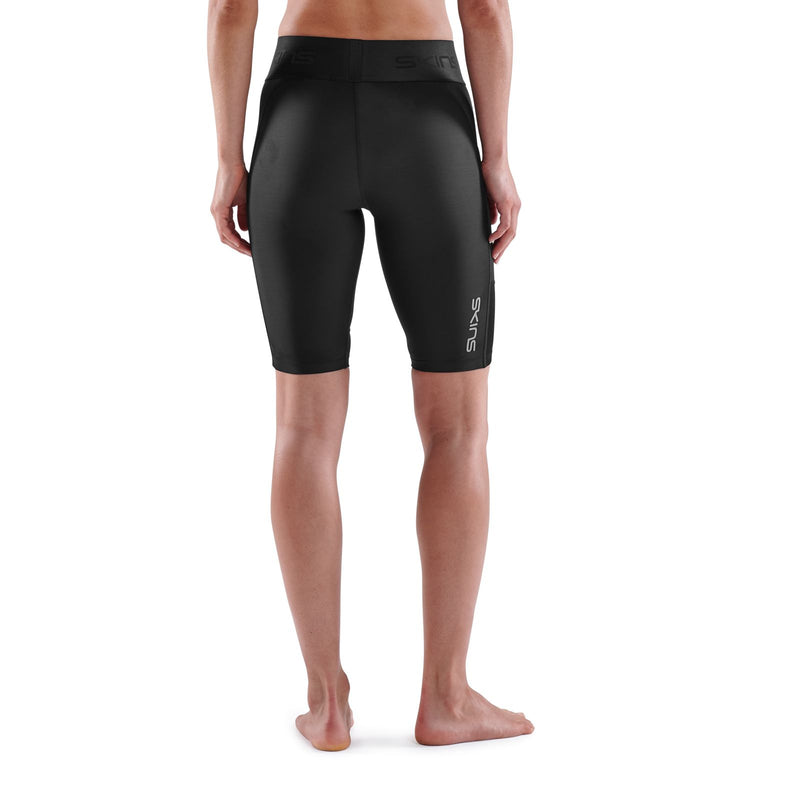 Skins A400 Womens Active Compression Shorts: Black: XL