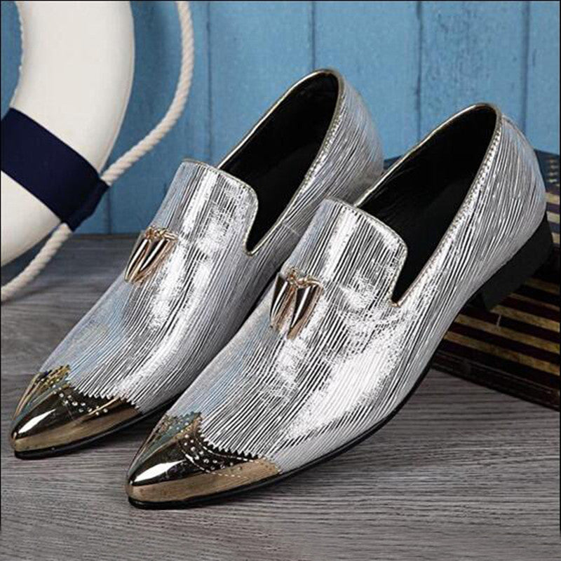 silver dress shoes size 12