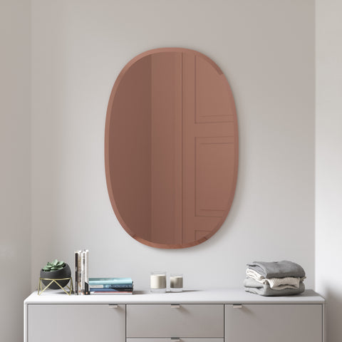 Miroir ovale biseauté Hub