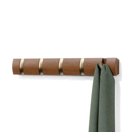 Flip 3 Wall Mounted Coat Rack  Hanging Space When You Need It