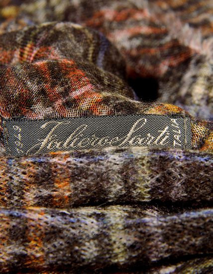 Exclusive Faliero Sarti scarf in alpaca and silk - Besos Scarves