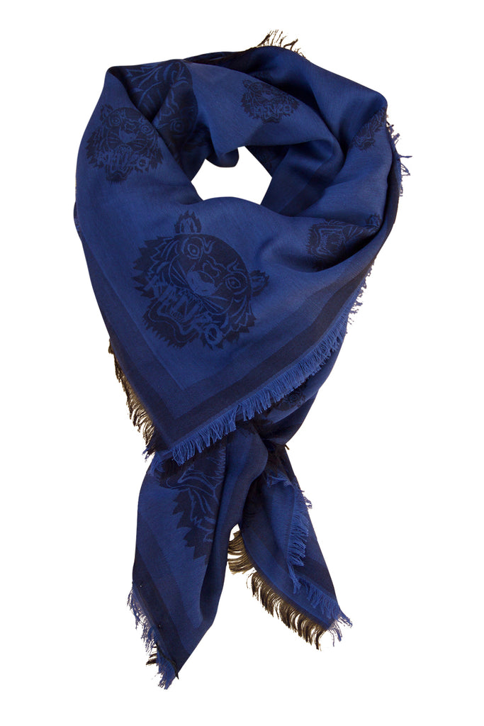 Kenzo scarf in beautiful blue shade 