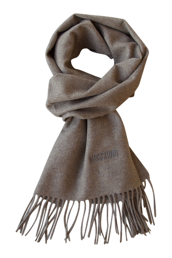 moschino merino wool scarf