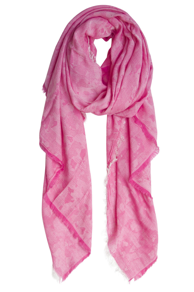 Unique pink scarf - Besos Scarves