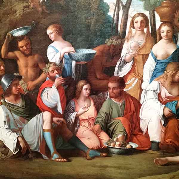 Roma Feast of the Gods Giovanni Bellini 1514