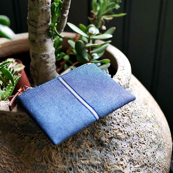 nosetta erba pouch denim