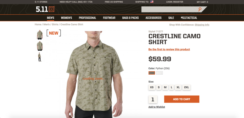 511 Tactical Product Page