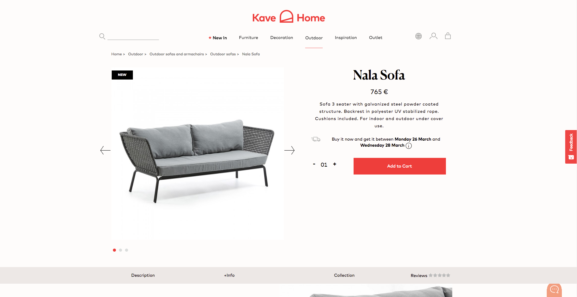 Kave Home Product Page