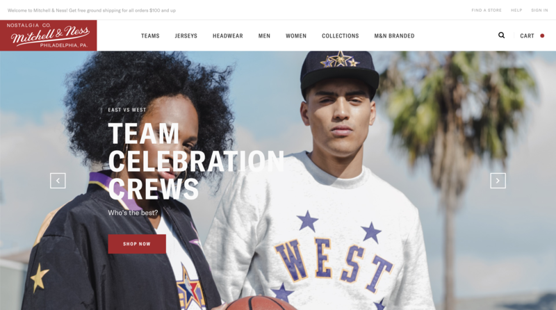 Mitchell and Ness Home Page