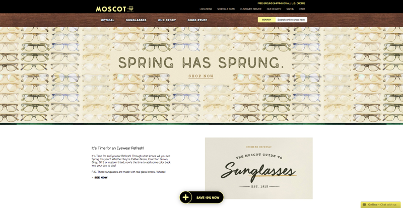 Moscot Home Page