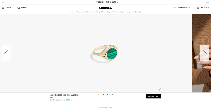 Shinola Product Page