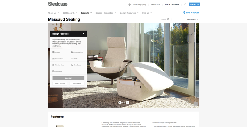Steelcase Product Page