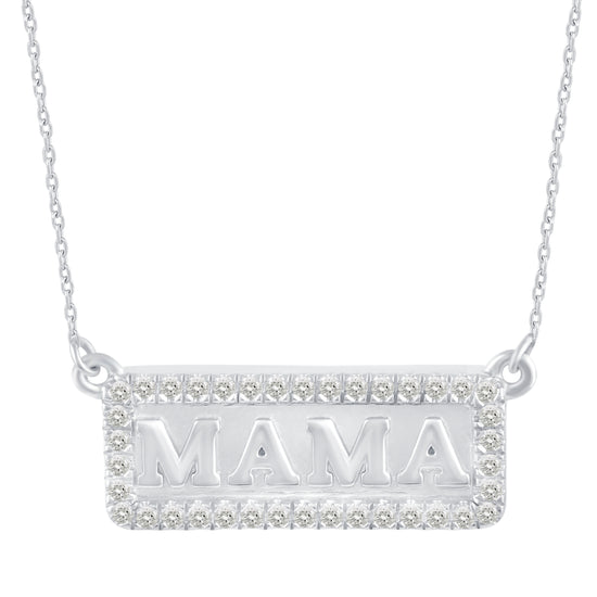 1/5 Cttw Diamond Key Pendant Necklace Set in 925 Sterling Silver Daisy Flower