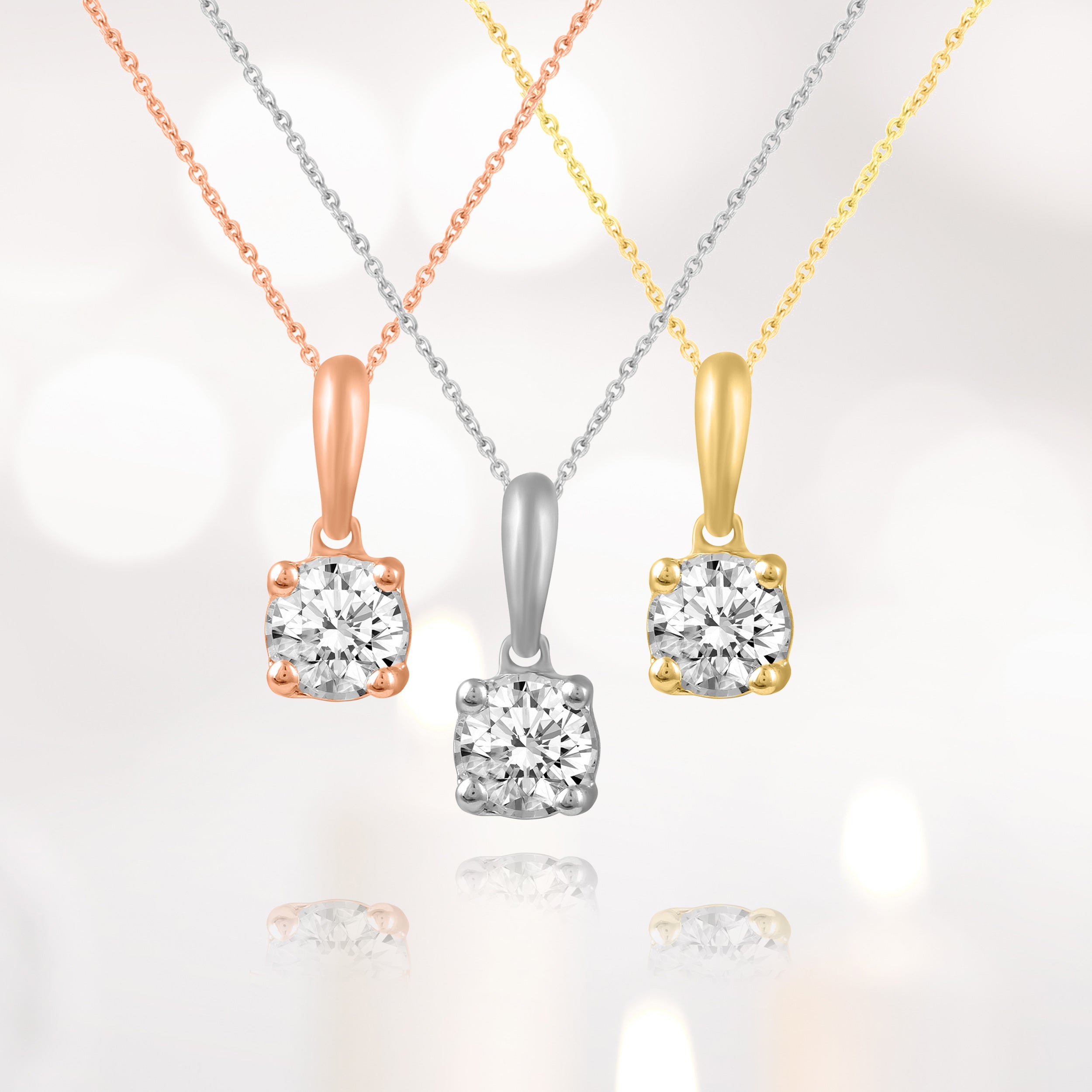 K14 Rose Gold 18 Necklace with Natural Peridots並行輸入-