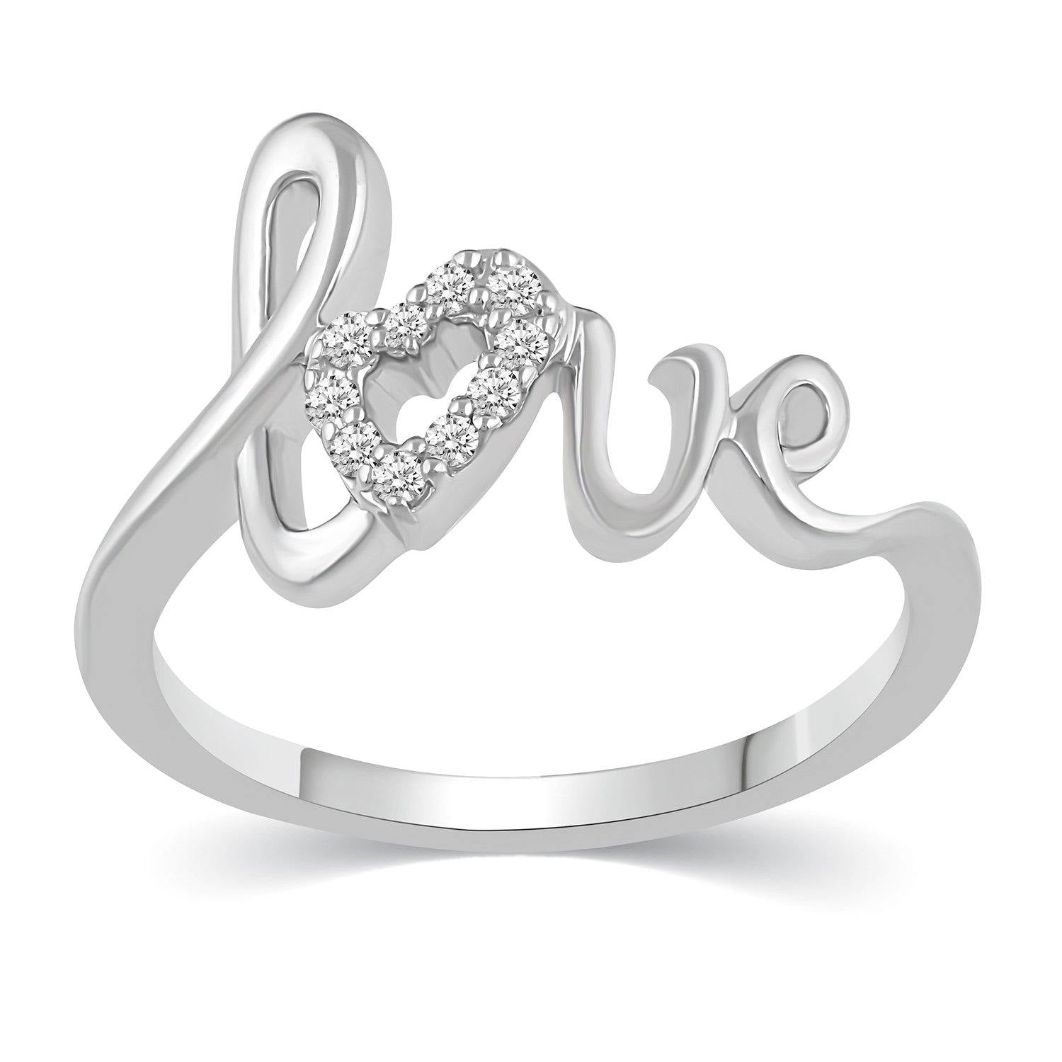 Beautifully Crafted Heart Sterling Silver Ring - Chandrani Pearls