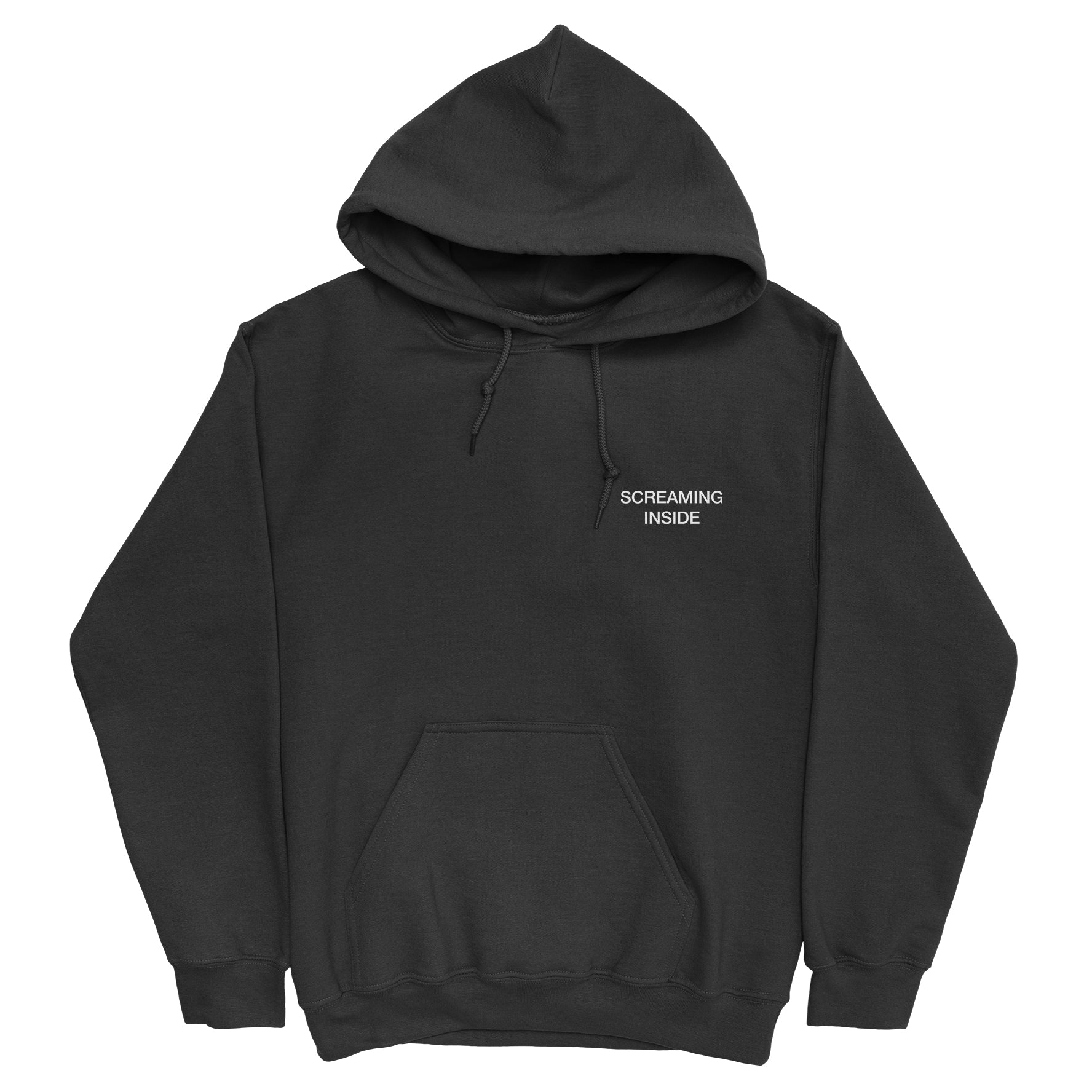 SCREAMING INSIDE Hoodie (embroidered) | You Decide Who You Are