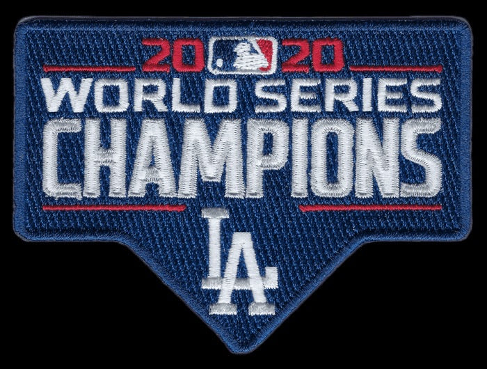 world series dodgers patch