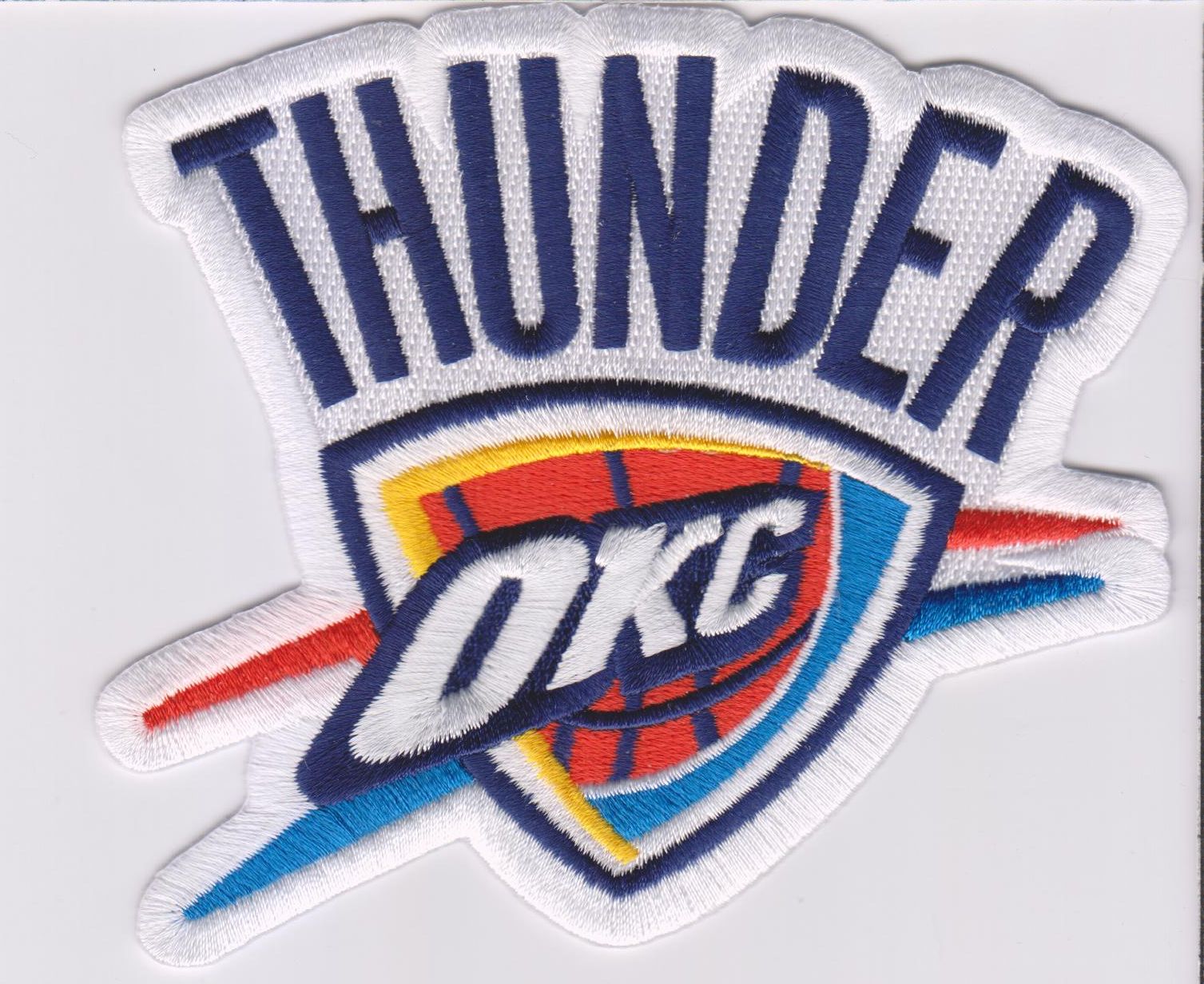 Oklahoma City Thunder Primary Logo Patch – The Emblem Source