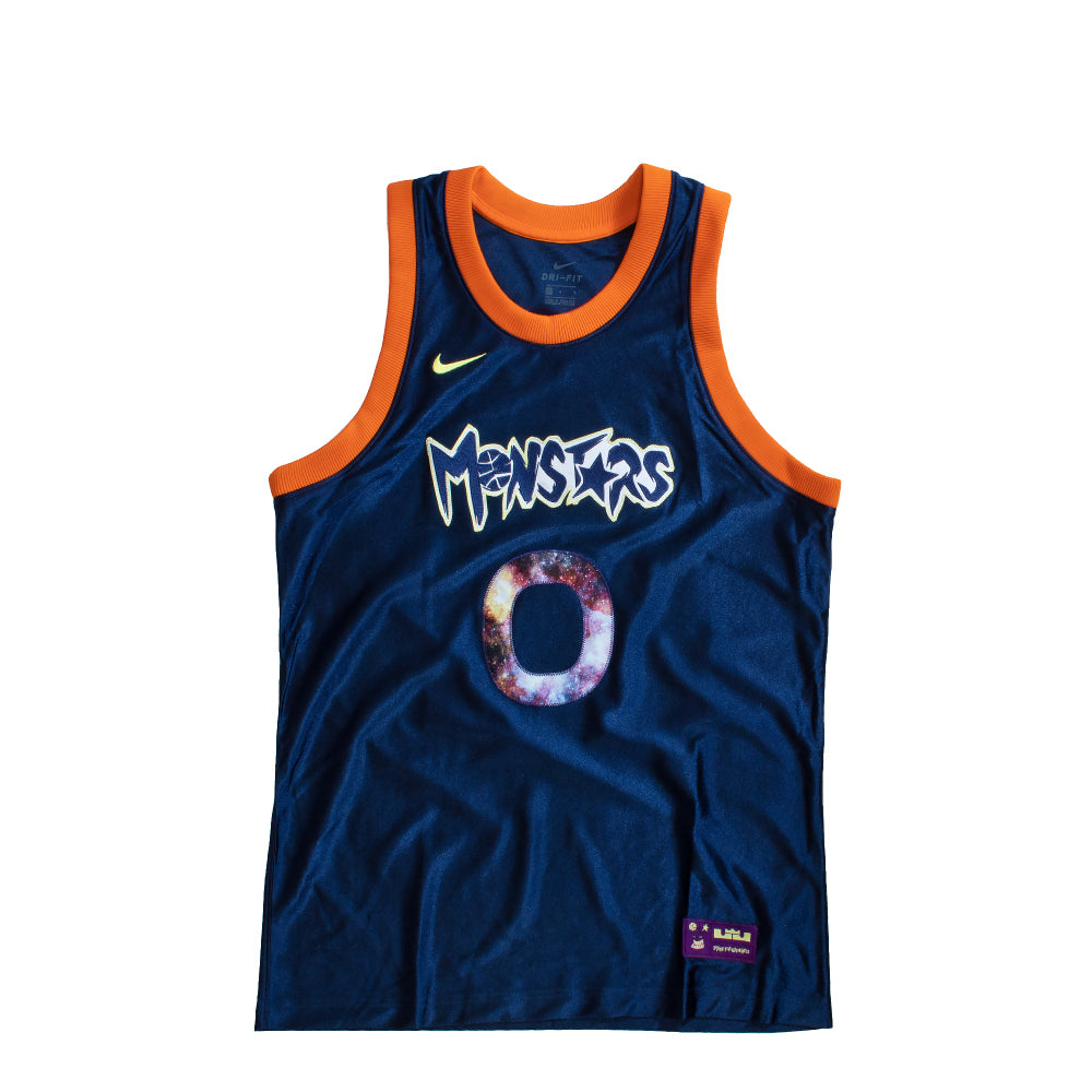 lebron blue and orange jersey