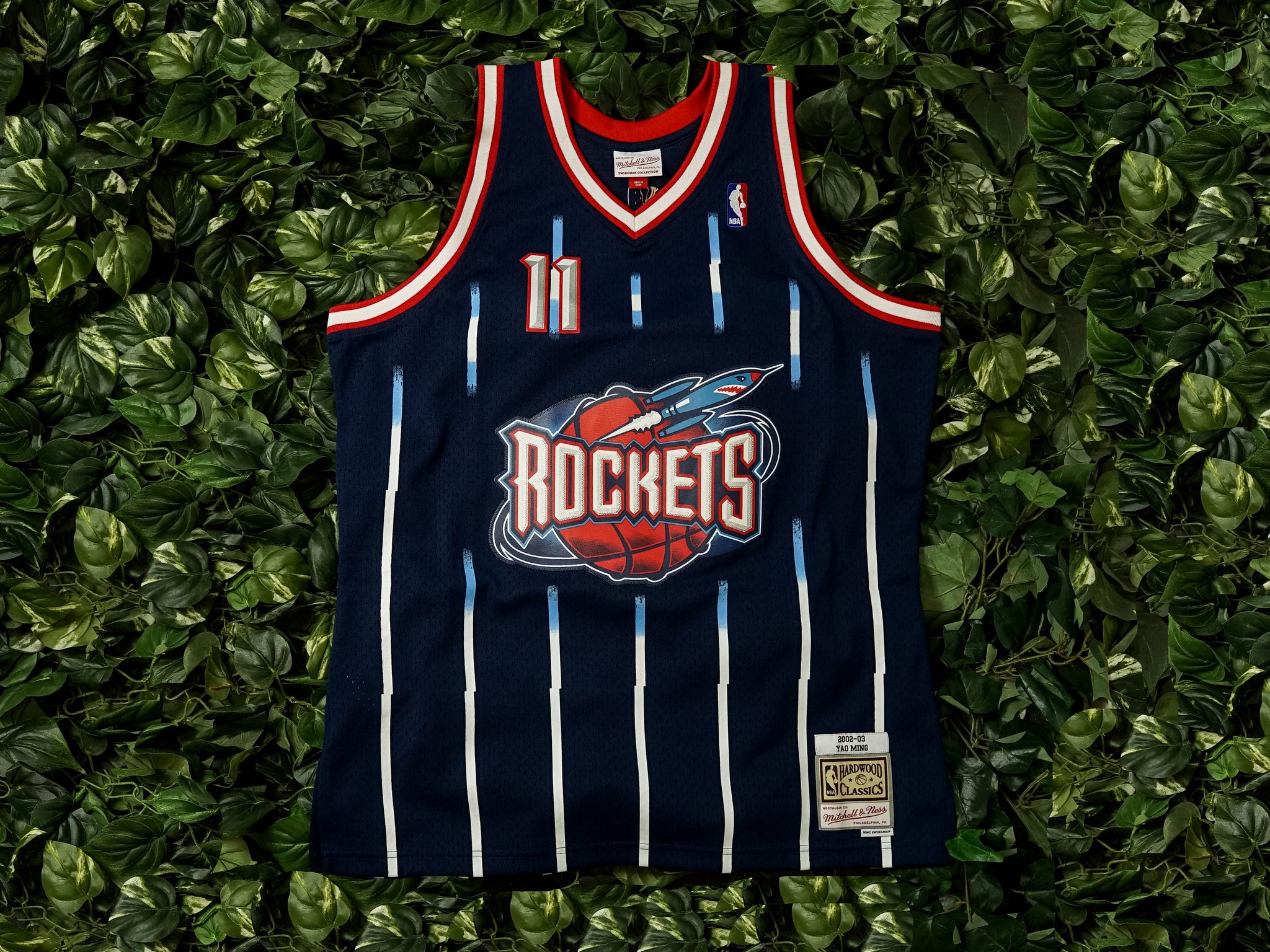 mitchell and ness rockets jersey