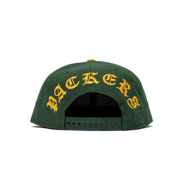 Men's New Era Green Jamaican Snapback Hat