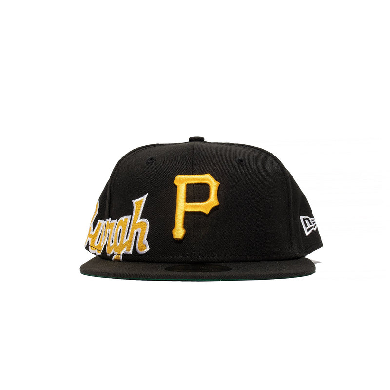 Men's Pittsburgh Pirates New Era Yellow Team AKA 59FIFTY Fitted Hat