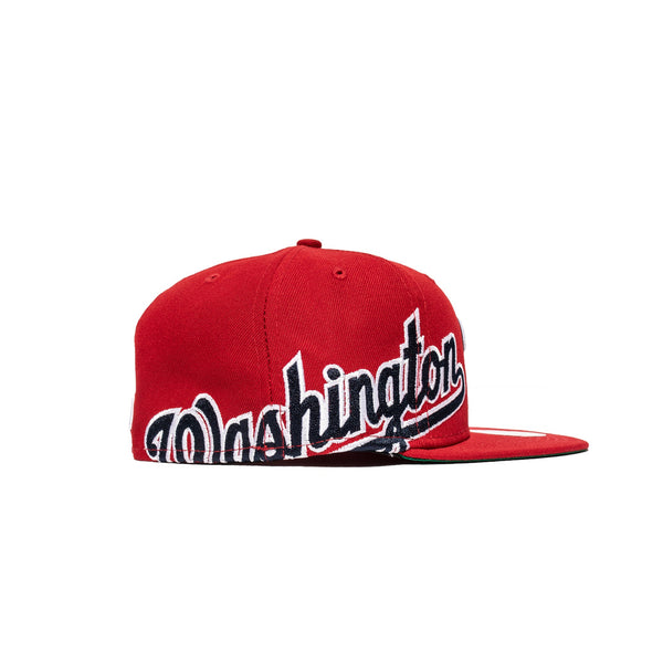 New Era Red Cincinnati Reds Sidesplit 59FIFTY Fitted Hat