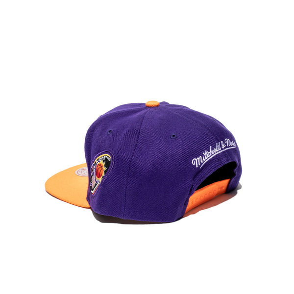 Mitchell and Ness XL Logo 2 Tone LA Lakers Snapback - Purple/Gold - New Star