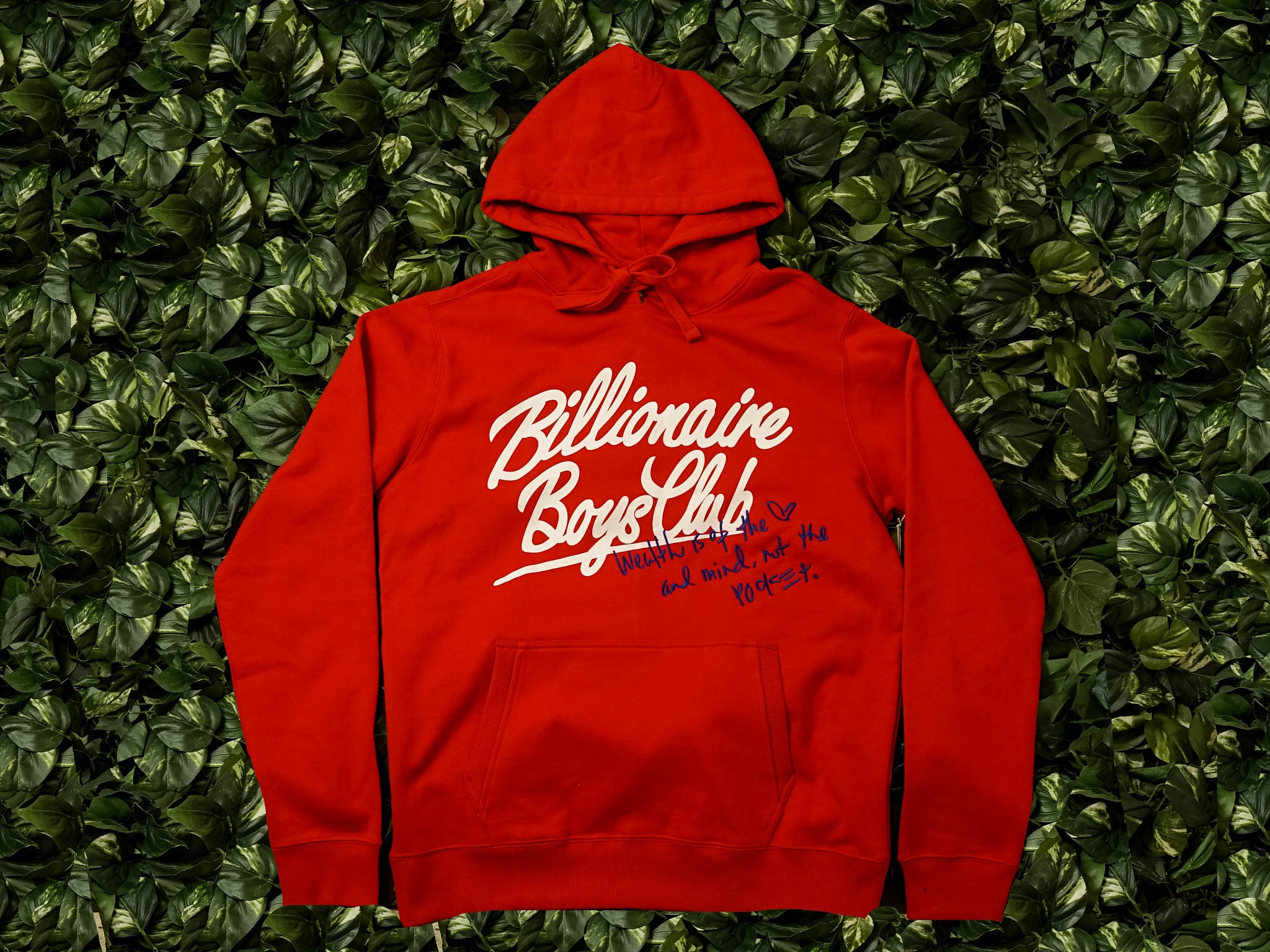 billionaire boys club red hoodie