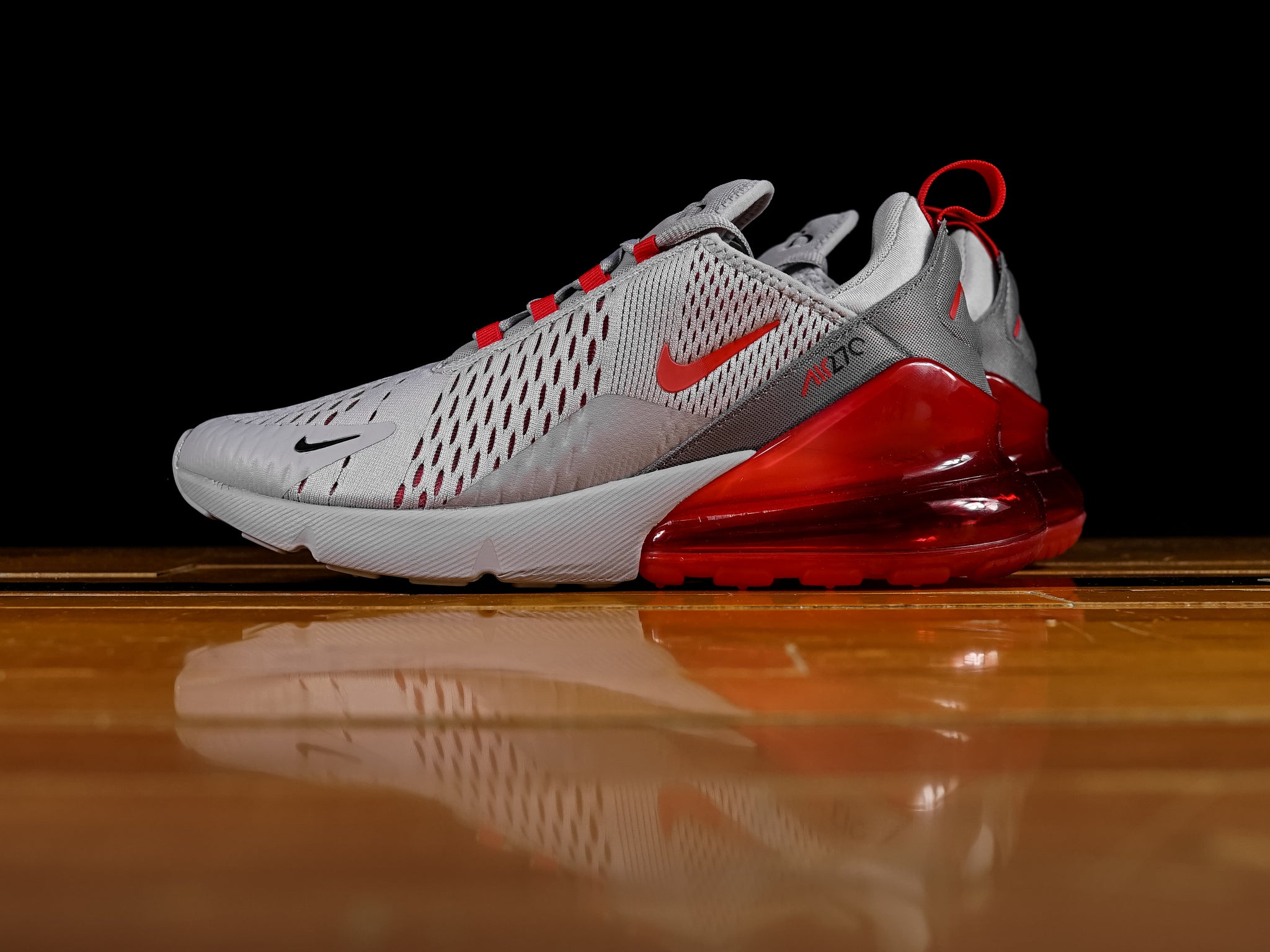 air max 270 wolf grey red