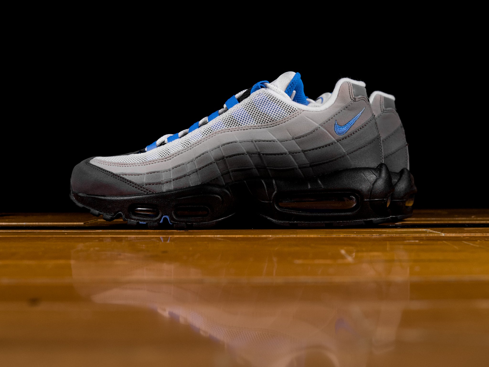 nike air max 95 black blue crystal