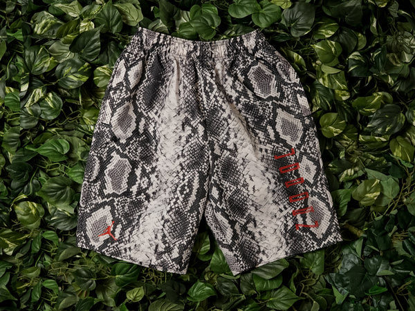 snakeskin jordan shorts