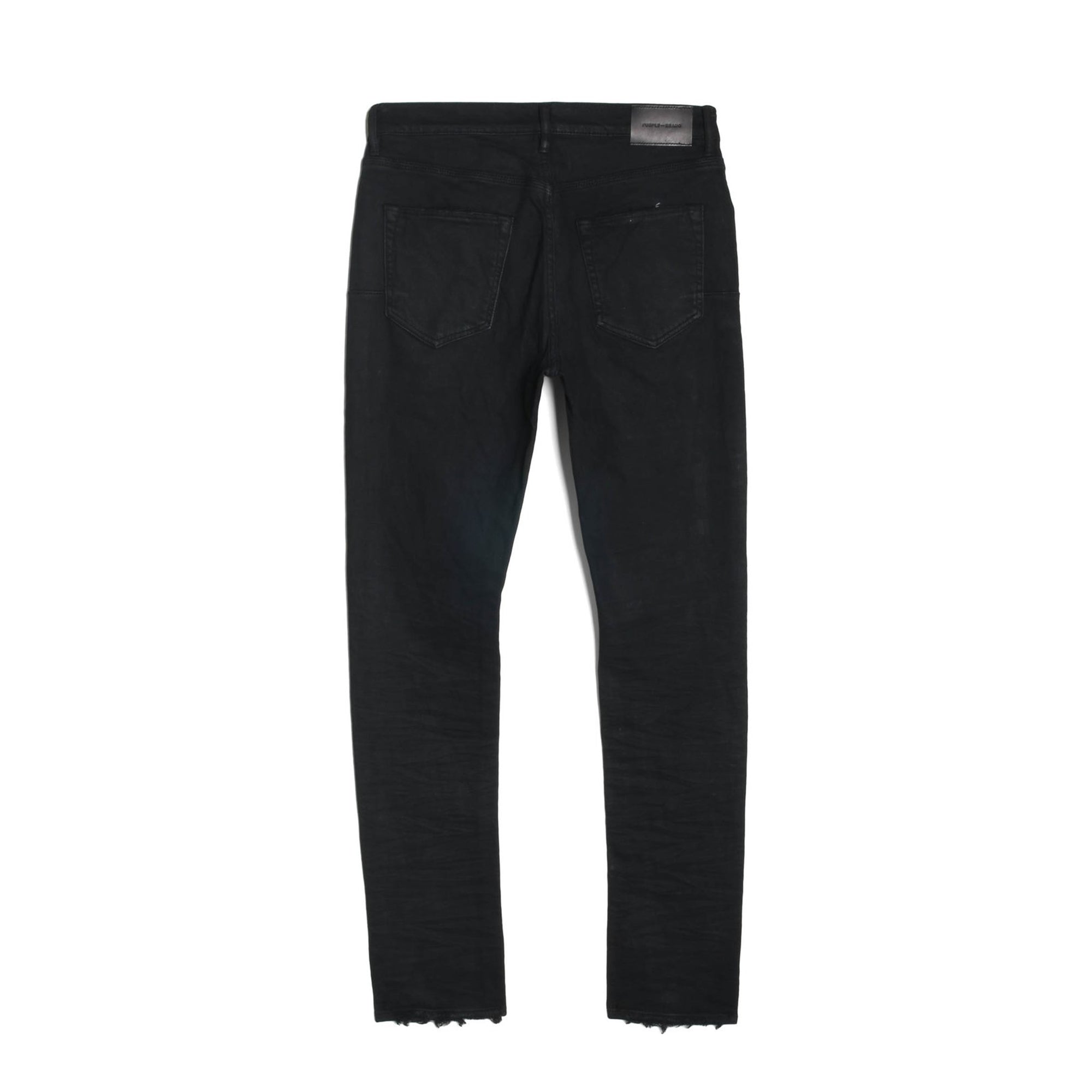 Purple Brand Jeans Mens Drop Fit Mid Rise Slim Leg P002 Black Size