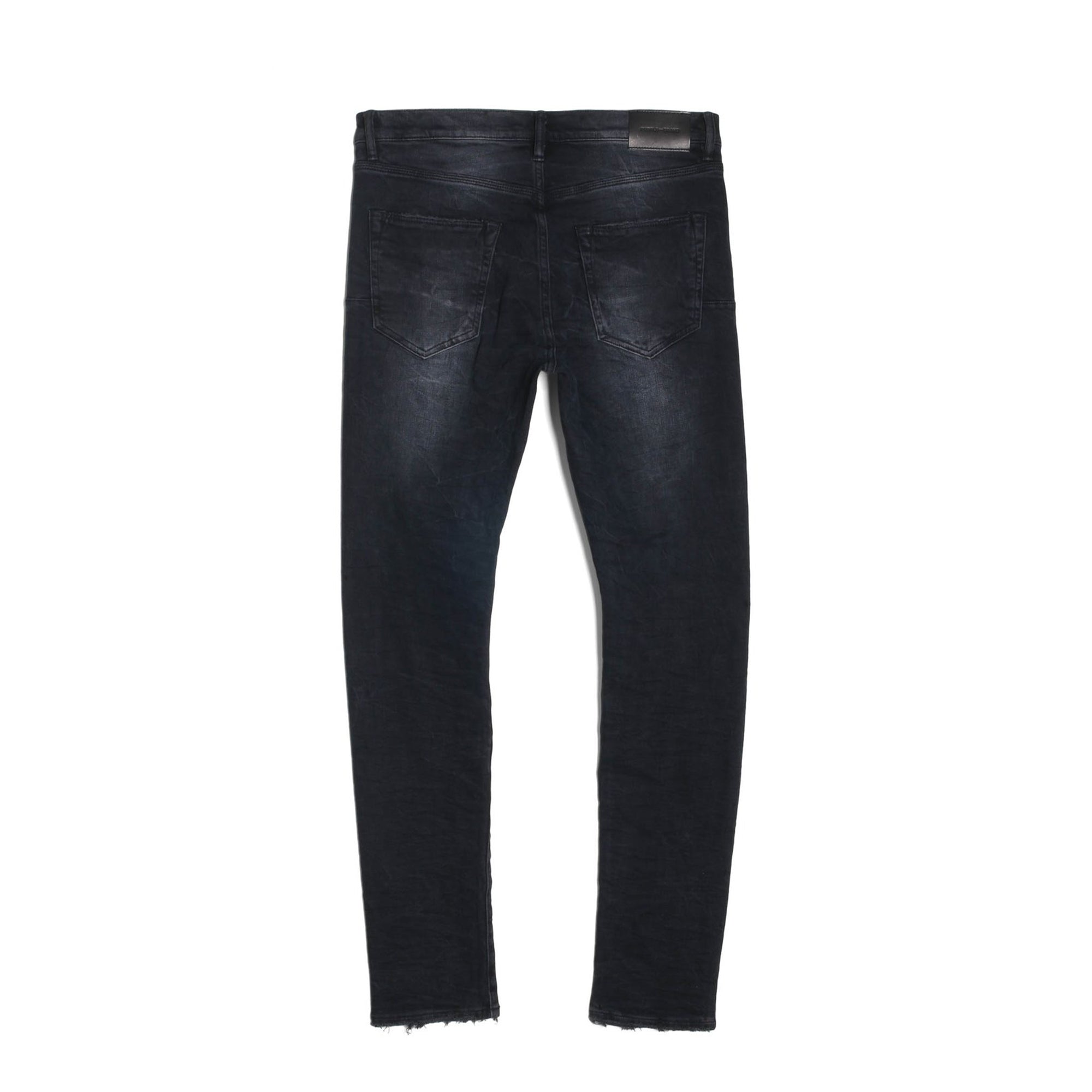 P001 LOW RISE SKINNY JEAN - Multicolor Spray Over Bleached Indigo