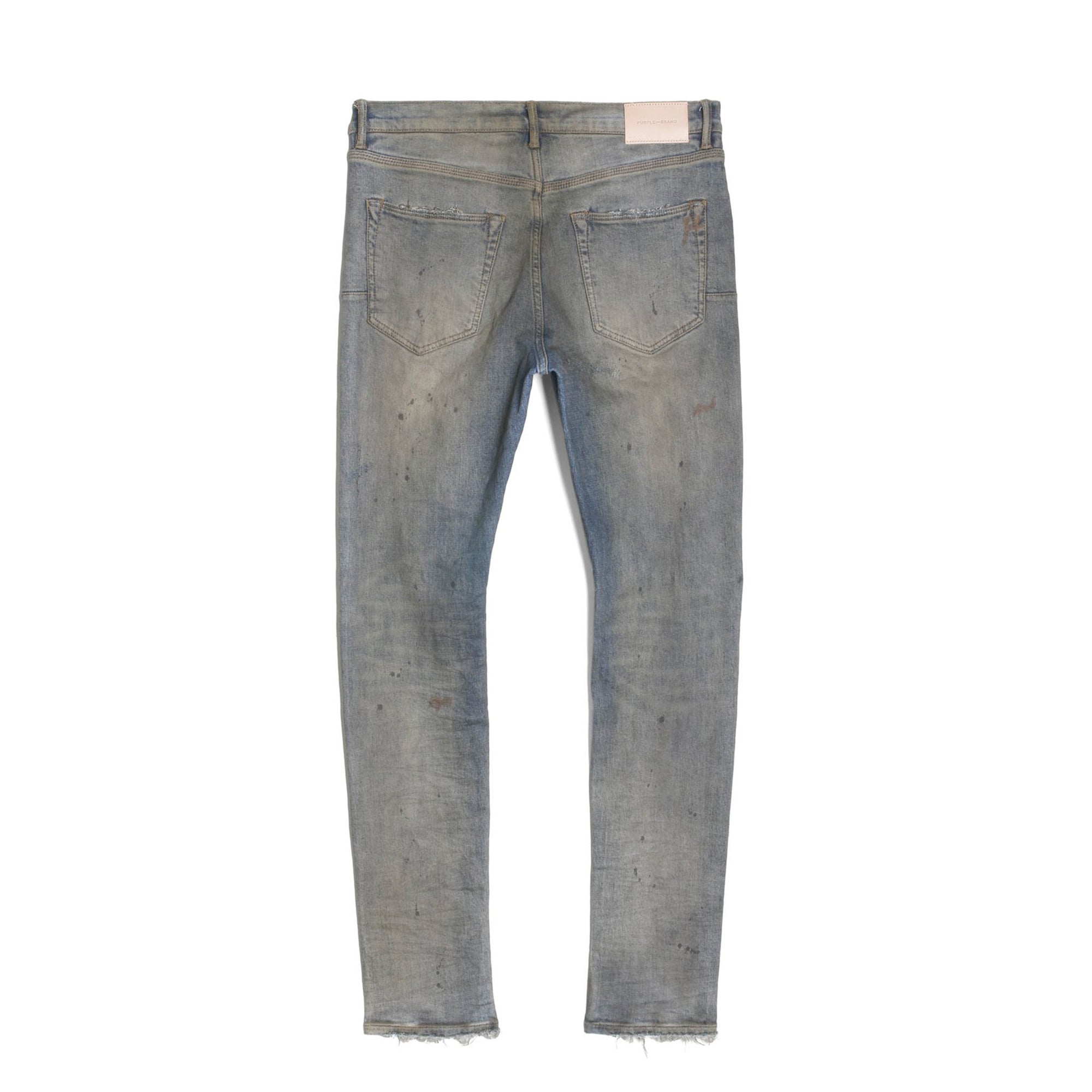 Purple-Brand Jeans - Ripped Brown Spots Limited Edition - Indigo