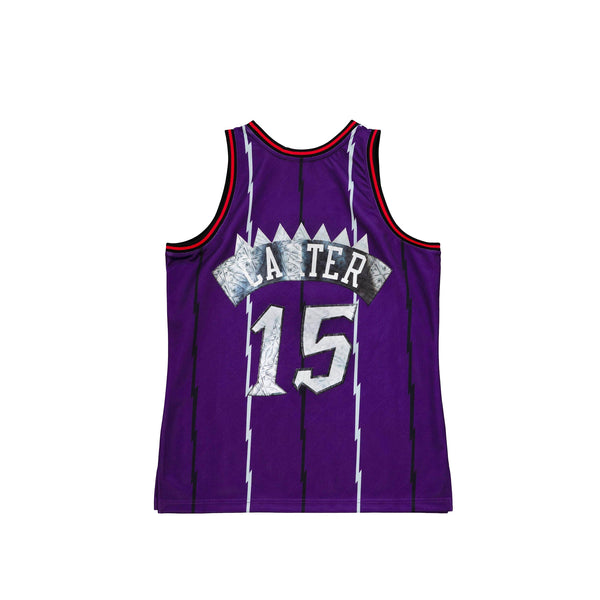 Men's Mitchell & Ness Tracy McGrady Purple Toronto Raptors 1998-99 Hardwood  Classics 75th Anniversary Diamond Swingman Jersey