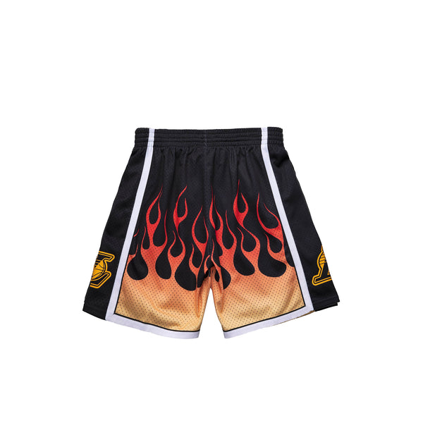 Mitchell and Ness Chicago Bulls Flames Swingman Shorts