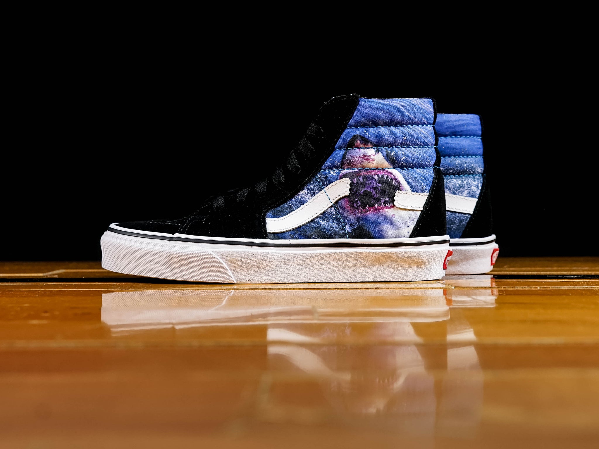 vans with sharks