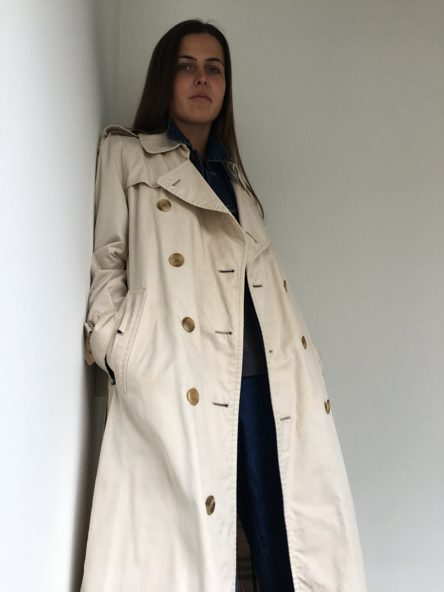 Rare Burberrys 1970s Womens Trench Coat – 