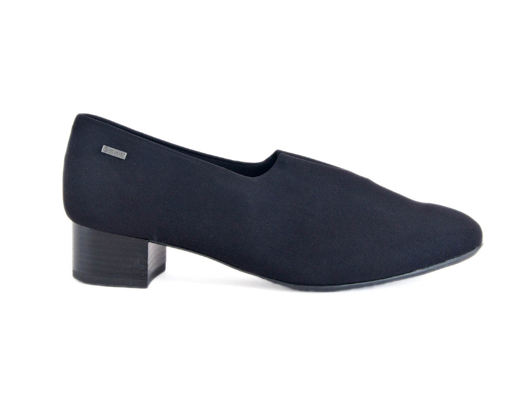 ladies loafers with small heel