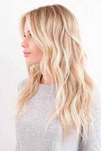 Blonde Wigs Lace Frontal Hair Shoulder Length Blonde Hair With