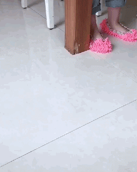 Image result for lazy mop slippers gif"