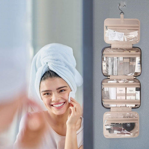 Draggable hanging toiletry