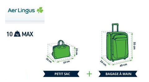 taille bagage cabine Aer Lingus