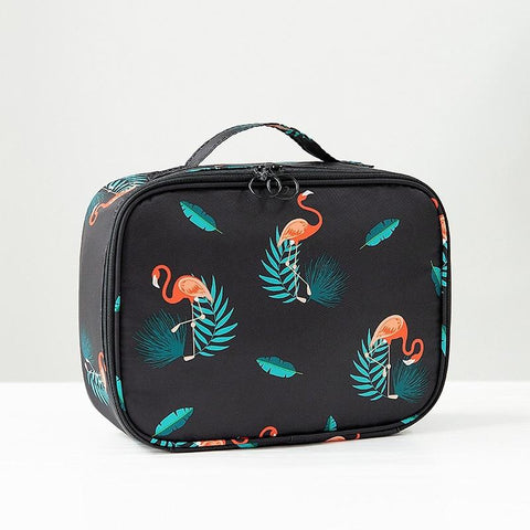 Flamingo Travel Makeup Bag